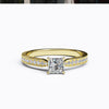 varitsa-jewellers - Solitaire Gold Engagement with 0.5ct Princess Cut Diamond - 01SG07